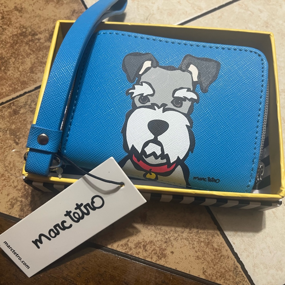 Marc Tetro Blue Dog Wallet